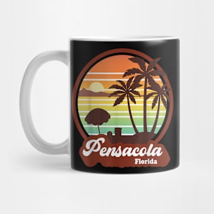 Pensacola Florida Fl Retro Summer Vacation Souvenir Mug